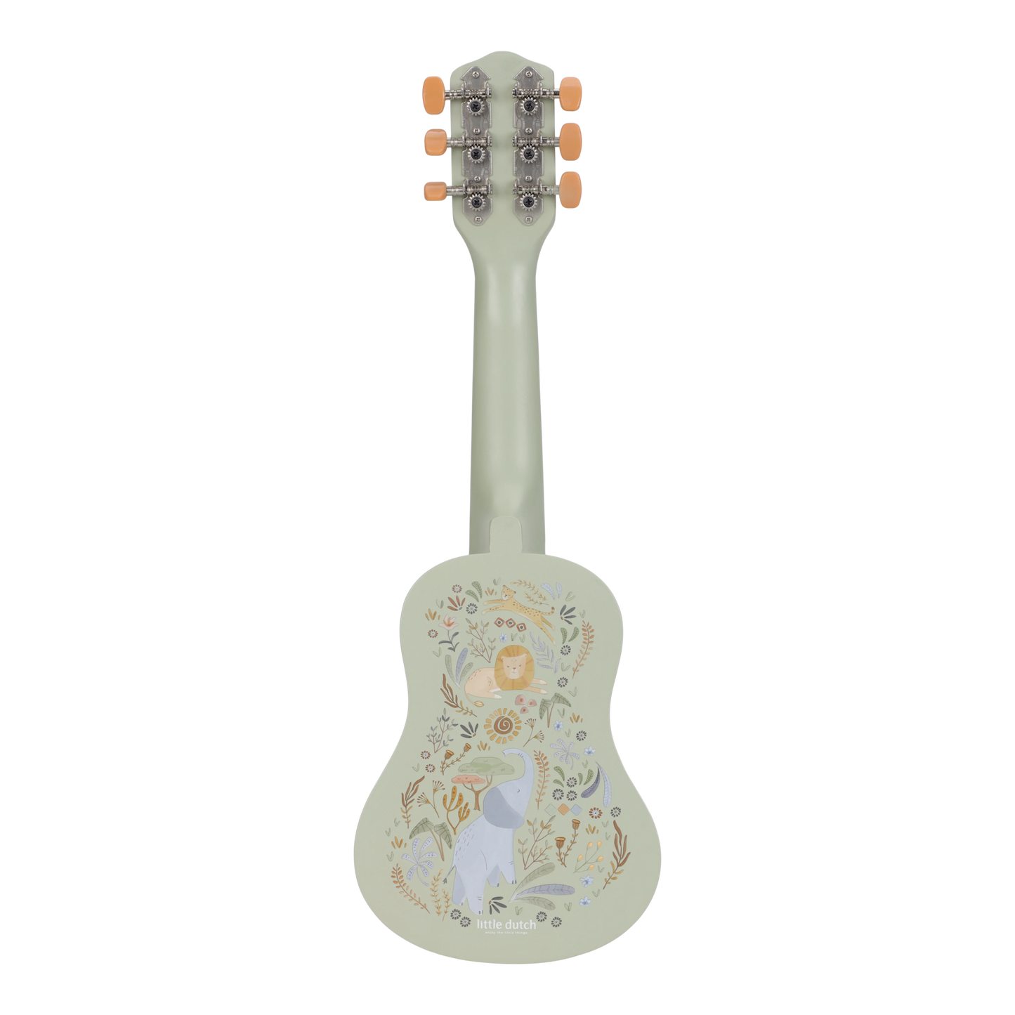 Little Dutch Wooden Guitar Green - Safari Friends