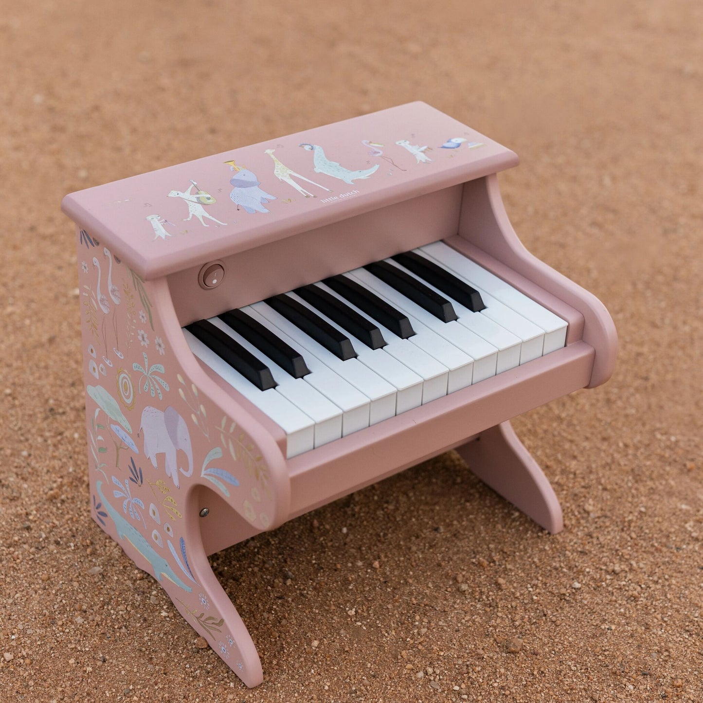 Little Dutch Wooden Piano- Pink
