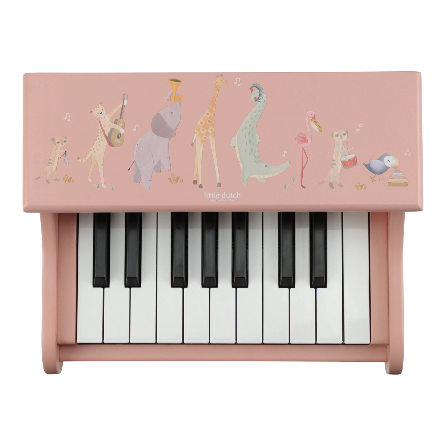 Little Dutch Wooden Piano- Pink
