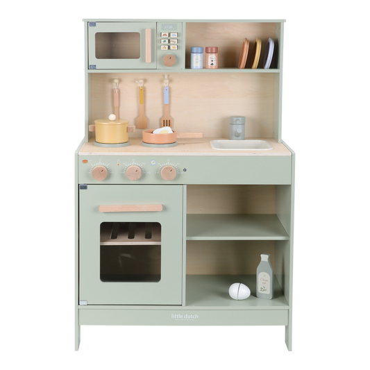 Little Dutch Wooden Play Kitchen Mint