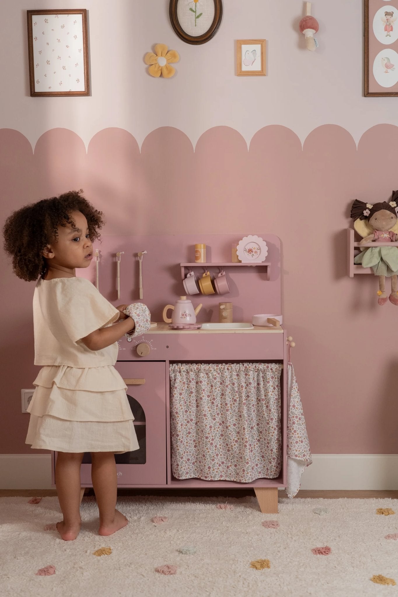 Little Dutch Wooden Play Kitchen- Pink LIMITED EDITION