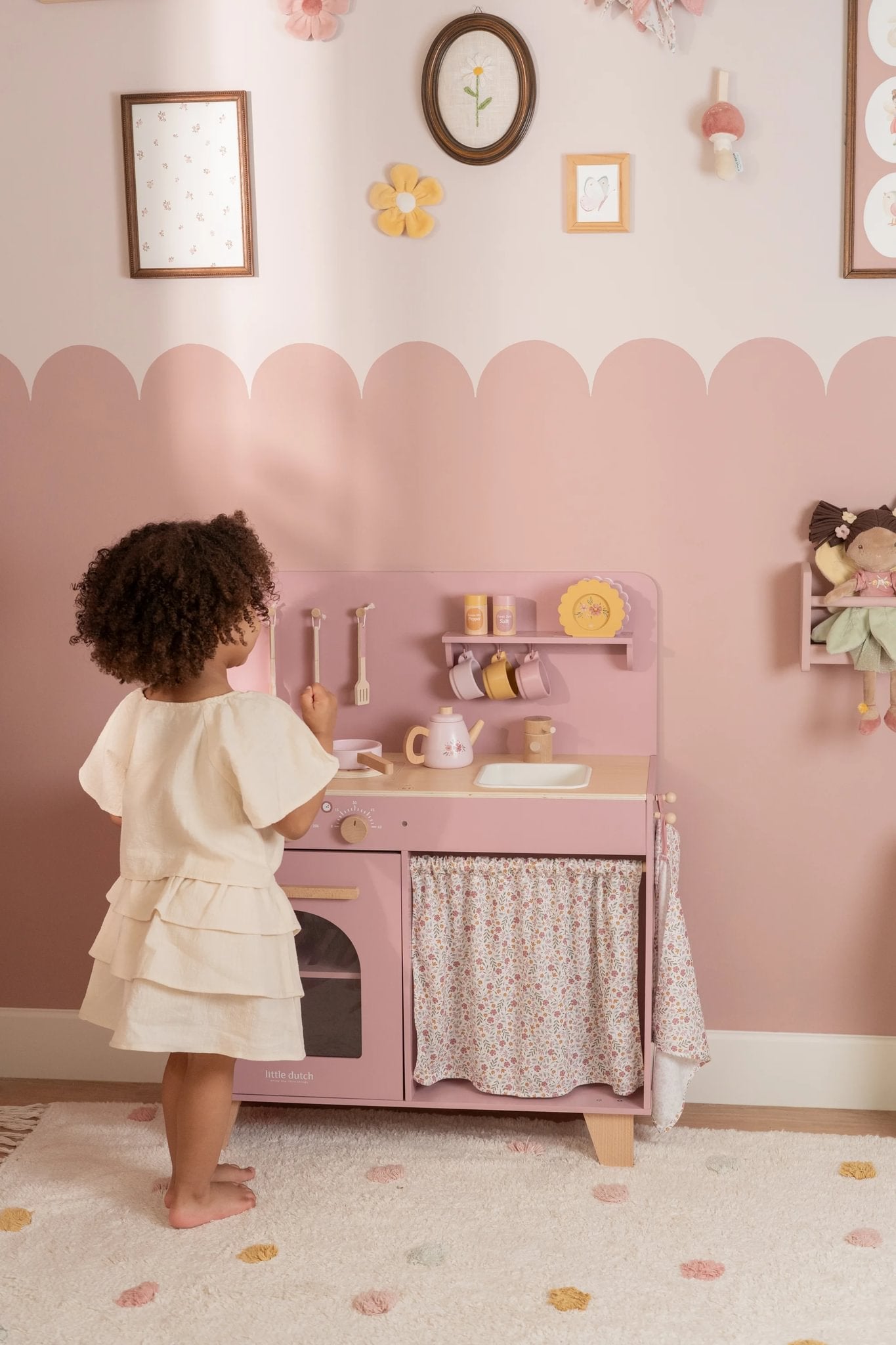 Little Dutch Wooden Play Kitchen- Pink LIMITED EDITION