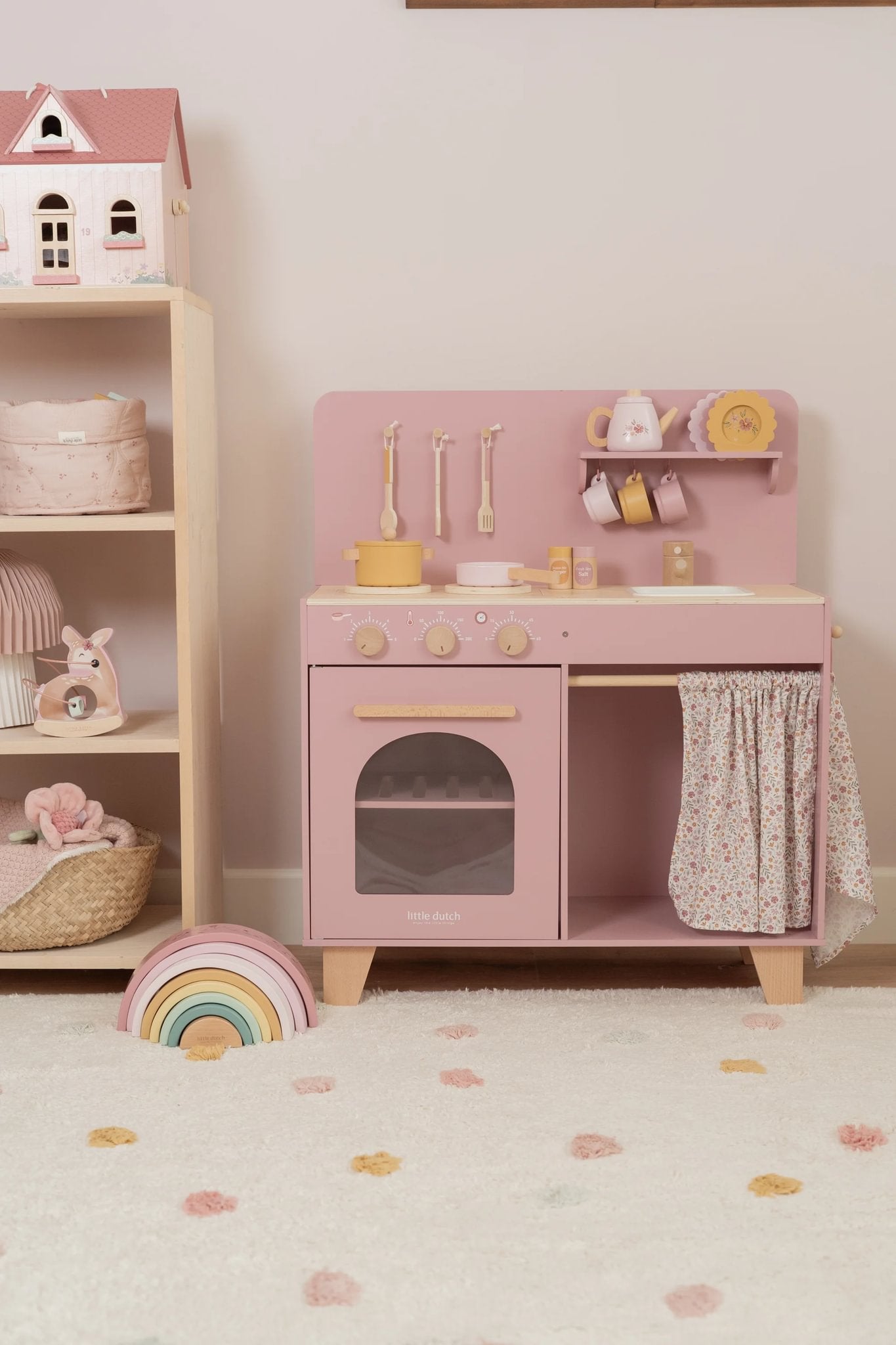Little Dutch Wooden Play Kitchen- Pink LIMITED EDITION