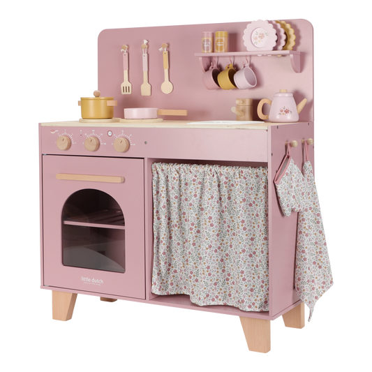 Little Dutch Wooden Play Kitchen- Pink LIMITED EDITION