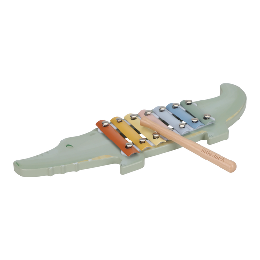 Little Dutch Xylophone Crocodile- Safari Friends