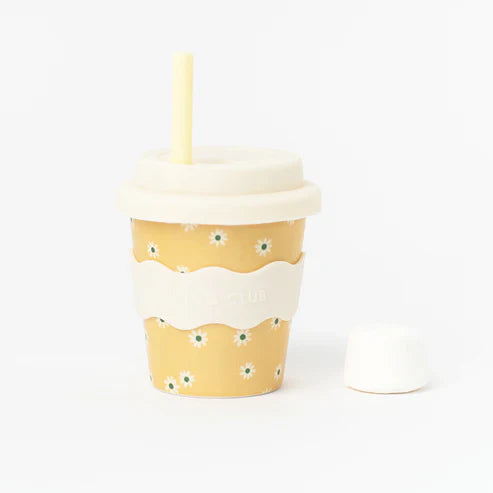 Chino Club Yellow Daisy 4oZ Babychino Cup