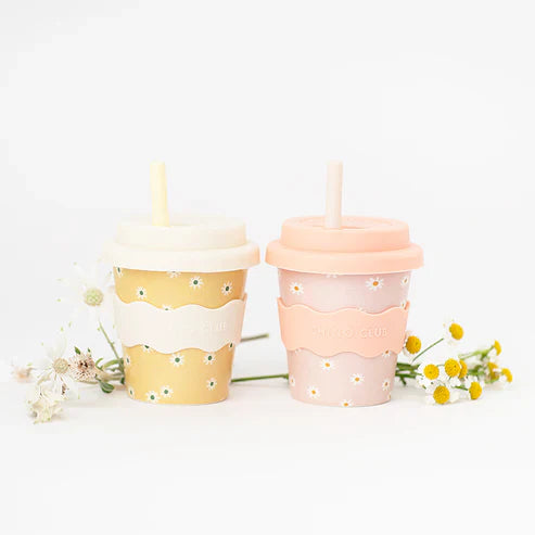 Chino Club Yellow Daisy 4oZ Babychino Cup